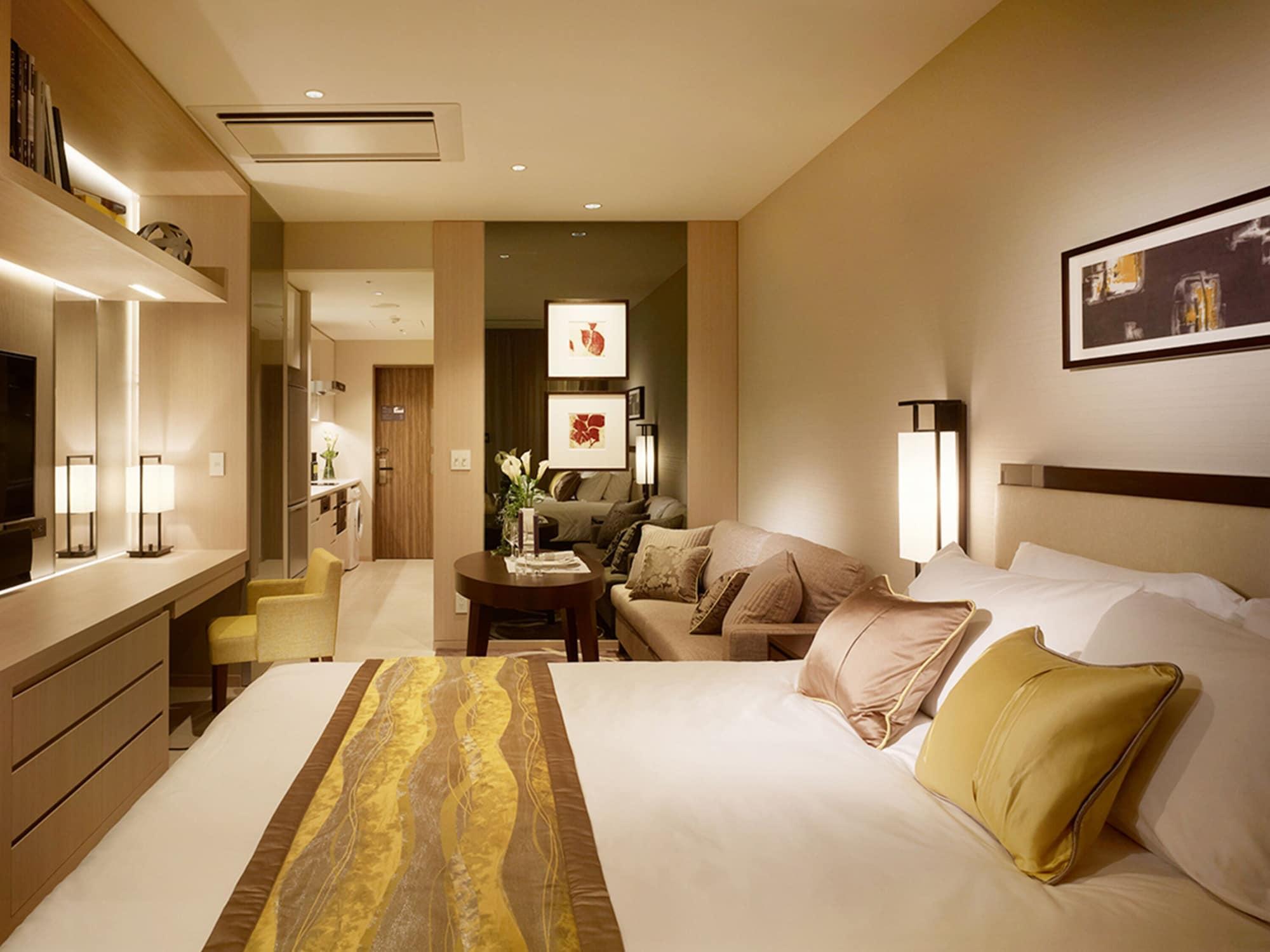 Oakwood Premier Tokyo Hotel Luaran gambar A room at the hotel